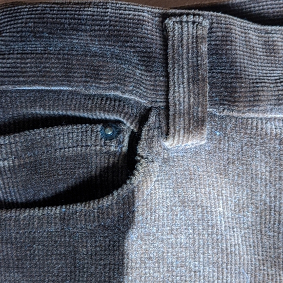 VINTAGE alphabet club corduroy pencil skirt - Picture 7 of 7